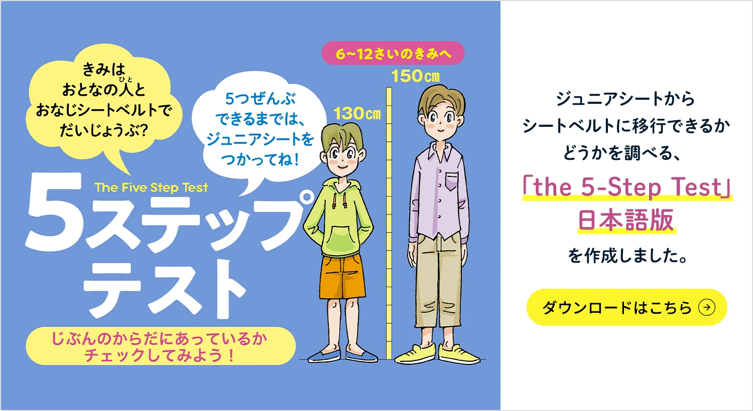 シートベルトthe 5-Step Test